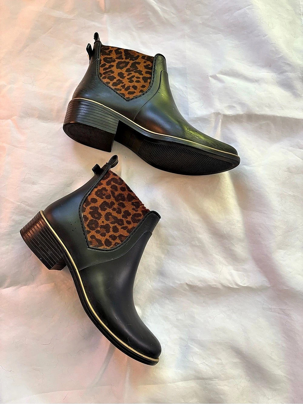 Kate spade Leopard Panel Chelsea Ankle Boots